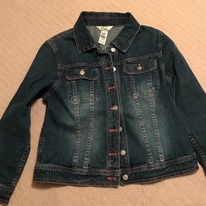 Lilly Pulitzer cropped denim jacket